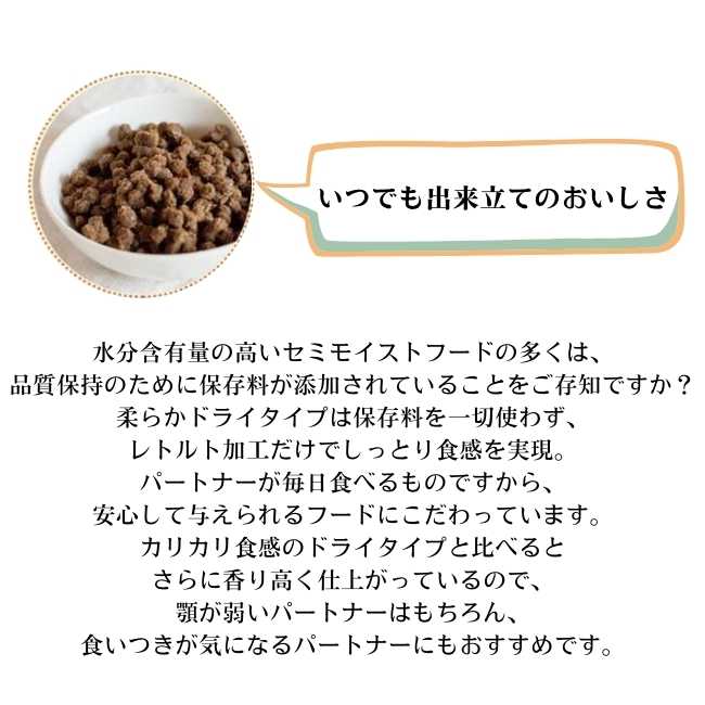 yum yum yum! シニア&ライト 馬肉ドライタイプ