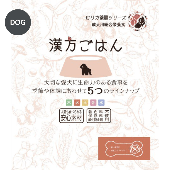 漢方ごはん レトルト総合栄養食 火 DOG