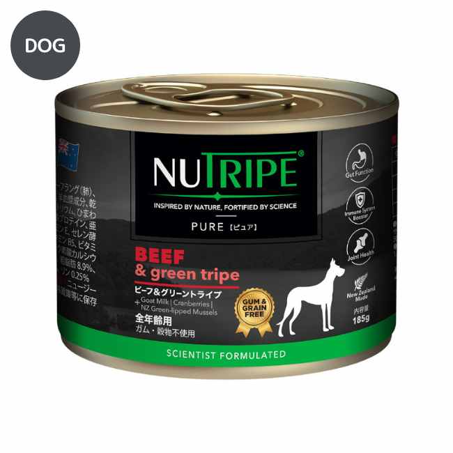 ニュートライプPURE ビーフ&グリーントライプ DOG