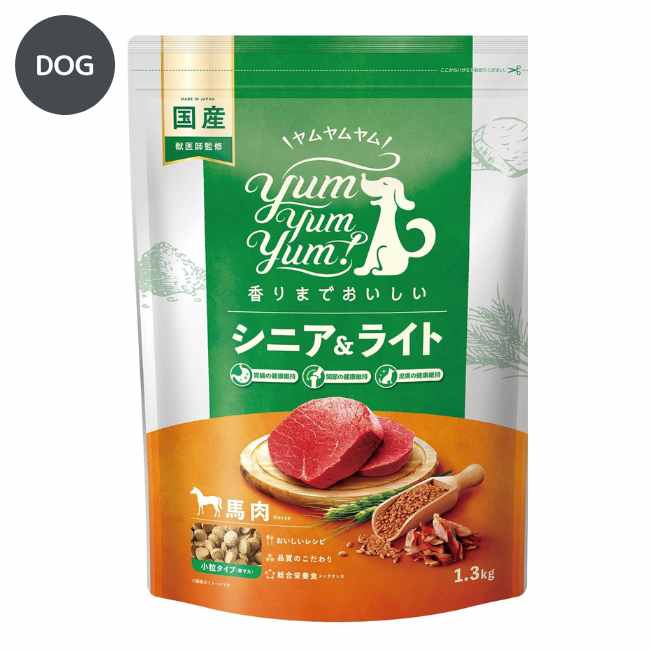 yum yum yum! シニア&ライト 馬肉ドライタイプ