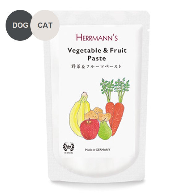 ヘルマン　野菜＆フルーツ・ペースト(有機100％)　DOG＆CAT